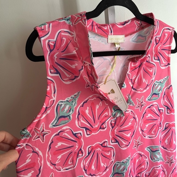 NWT Simply Southern Wilmington Sleeveless Seashell Tank - Picture 2 of 5